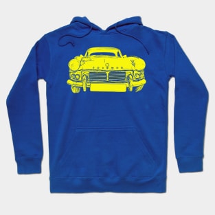 Triumph Spitfire 4 Mk2 1960s classic car yellow inversion Hoodie